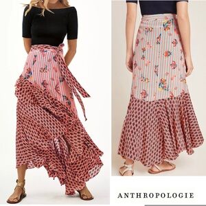 New Anthropologie Casablanca High-Low Skirt